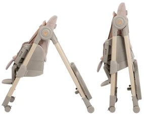 Maxi-Cosi - Detská jedálenská stolička MINLA PLUS béžová/ružová