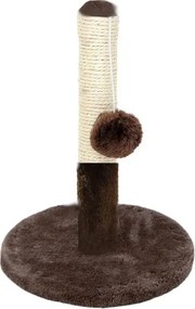 Lean Toys Škrabadlo pre mačky 40x30cm - tmavohnedé