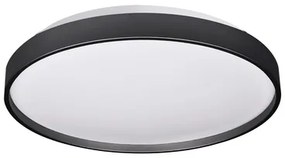 Stropné svietidlo LED okrúhle čierne ORO-NUBE 24W