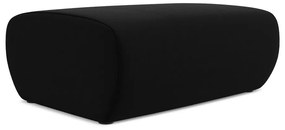 Čierna zamatová podnožka Kapua – Makamii