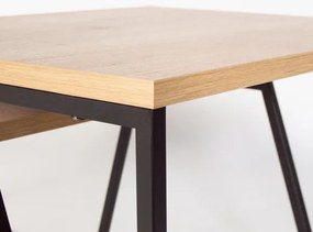 SADA 2x Konferenčný stolík PAL béžová/čierna