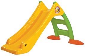 Lean Toys Záhradná šmýkačka 424 zeleno - žltá