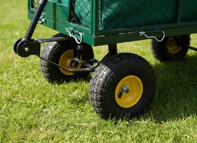 Garden Line ZÁHRADNÝ VOZÍK S DVOJITOU FUNKCIOU, ZELENÝ