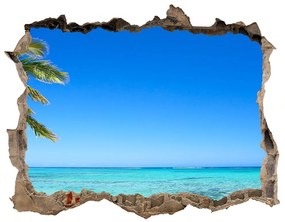 Nálepka fototapeta 3D výhled Tropické pláže nd-k-60645814