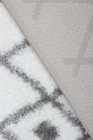 Koberec Boho 590 CREAM/D.GREY rozmery koberec: 160x220 cm