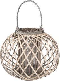 Drevená lucerna Brisa vel. XL - Ø 47*36 cm