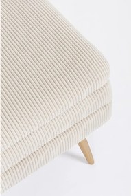 Biela polstrovaná lavica Olga – Bizzotto