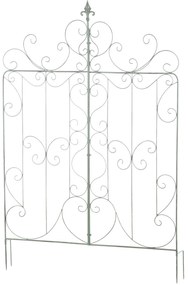 Mriežka na popínavé rastliny Mandevilla - 133 x 99 cm - Zelená antik