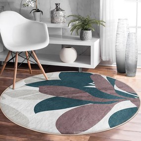 Prateľný okrúhly koberec vhodný pre robotické vysávače ø 120 cm Comfort – Mila Home