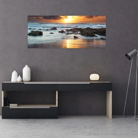 Obraz - More zaliate slnkom (120x50 cm)