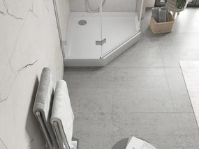 Mexen Flow+ päťuholníková sprchová vanička 80 x 80 cm, biela lesklá, 46P108080H