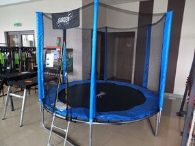 Trampolína pre deti 366 cm + ochranná sieť + schodíky 12FT