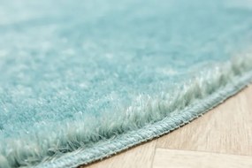 Kúpeľňový koberček Malmo tyrkysový, kruh