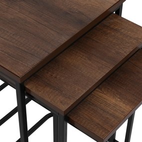 Odkladací stolík Ce Metal Zigon, 3 ks