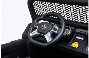 LEAN CARS Mercedes Unimog Červený automobil na batérie