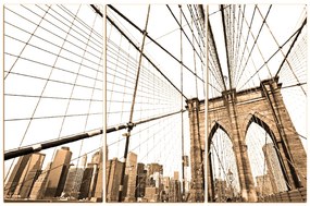 Obraz na plátne - Manhattan Bridge 1925FB (90x60 cm  )