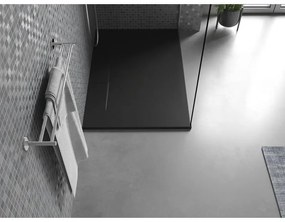 Mexen Egon, SMC obdĺžniková sprchová vanička 150 x 90 cm, čierna, 4R709015