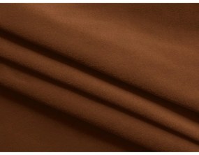 Terakotová zamatová rozkladacia/s úložným priestorom pohovka 225 cm Hula – Makamii