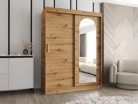 Šatníková skriňa Kreloin 150, zásuvka: áno, Farby: dub artisan