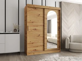 Šatníková skriňa Kreloin 150, zásuvka: áno, Farby: dub artisan