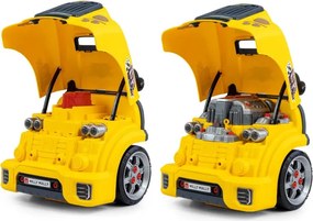 Auto s motorom N-GINE žlté