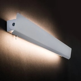NOWODVORSKI Podlinkové osvetlenie WING LED, 1xT8, 11W, teplá biela, 68cm, s vypínačom, biele