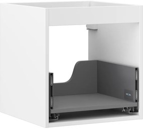 Mexen Box-A, závesná skrinka 45 cm, 1 zásuvka, biela matná, 91AX0-0450-470-1-01