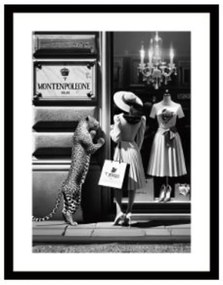 Window shopping obraz v ráme 80x120 cm