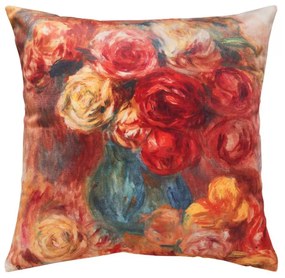 SCANquilt Dekoračný návlek ART VELVET Renoir - ruža 45x45 cm
