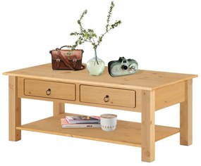 Prírodný konferenčný stolík z borovicového dreva Støraa Inda