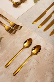 Súprava príborov B2LUGANO zlatá 24 ks 854267