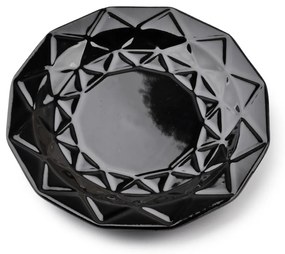 Keramický Tanier ADEL 19,5 cm čierny