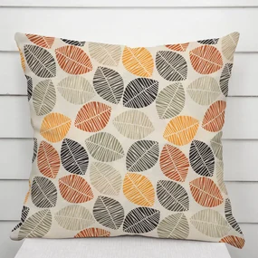 Biante Dekoračná obliečka na vankúš PML-072 Jesenné listy na krémovom 60 x 60 cm