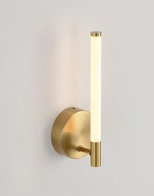 Moderné nástenné LED svietidlo CLODE zlaté 26 cm