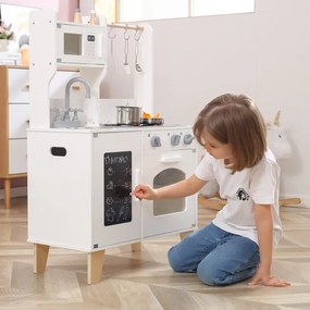 Detská kuchynka s tabuľou Viga 44081 PolarB biela