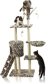 Škrabadlo pro kočky Hawaj 138 cm leopardí vzor