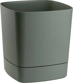 PLASTOVÝ KVETINÁČ CUBI 30X33 CM MÄTOVÁ