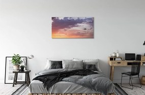 Obraz canvas Zamračené oblohy ľahké lietadlá 140x70 cm