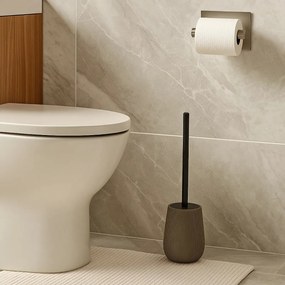 WC kefa Stripe, sivá/s čiernymi prvkami