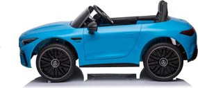 LEAN CARS Mercedes AMG SL63 modro lakovaný batériový automobil