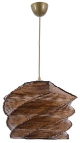 Svetlohnedé závesné svietidlo ø 32 cm Ruche – Opviq lights