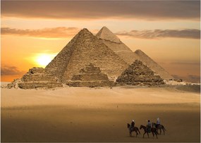 Obraz - Pyramídy (70x50 cm)