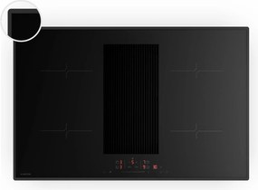 Klarstein Velaire indukčná varná doska s integrovaným digestorom Elegantná, minimalistická, výkonná 8400 W 80 cm