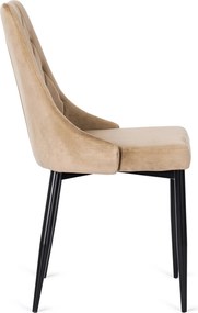 Čalouněná jídelní židle CORK béžová