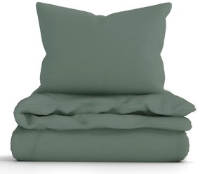 Francúzské bavlnené obliečky Renforcé – Jasmine olivová