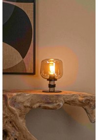 Lucide 45508/01/62 - Stolná lampa ILONA 1xE27/40W/230V čierna/béžová