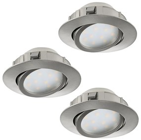 Eglo 95859- SADA 3x LED Podhľadové svietidlo PINEDA 1xLED/6W/230V