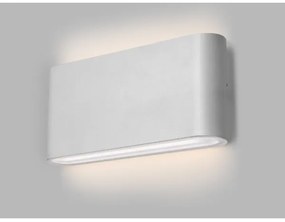 LED2 - LED Vonkajšie nástenné svietidlo FLAT 2xLED/5W/230V IP65