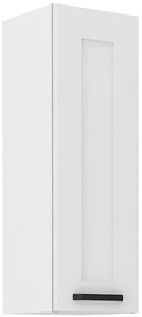 Kuchynská skrinka LUNA biely mat/biely 30g-90 1f