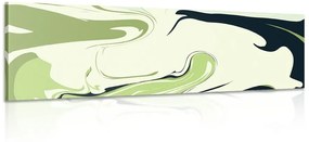Obraz moderná zelená abstrakcia - 120x40